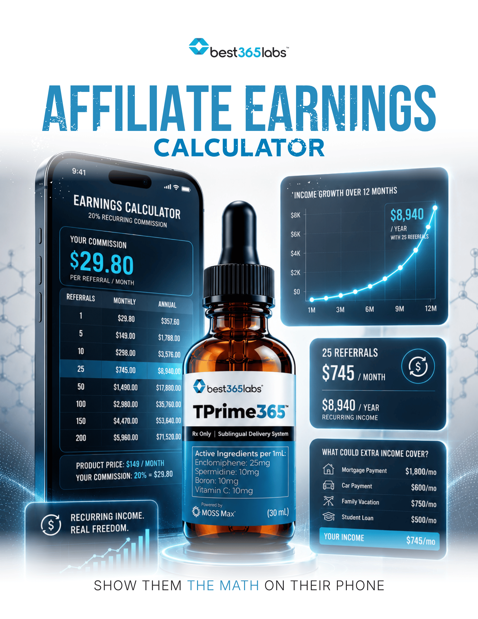 Affiliate Earnings Calculator